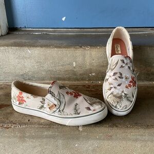 Keds printed slip on sneaker